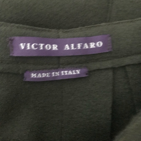 Victor Alfaro Olive Green Knee-Length Pencil Skirt - Picture 4 of 4